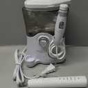 Water Flosser & Ultrasonic Electric Toothbrush Combo, 600ML Water Dental Flosser with 7 Jet Tips, 10 Adjustable Water Pressure, 5 Toothbrush Heads for Home Use, Gums, Braces (Black)