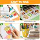 100 PCS Sticker Paper for Inkjet Printer, Printable Vinyl Sticker Paper Dries Quickly Vivid Colors, 8.5"x11" Tear Resistant Printable Vinyl, Glossy White, Inkjet & Laser Printer