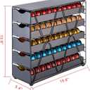 FlagShip for Nespresso Pod Holder Drawer Large Mullti Tier Coffee Pod Holder Vertuo (5 Tier (100Pods))