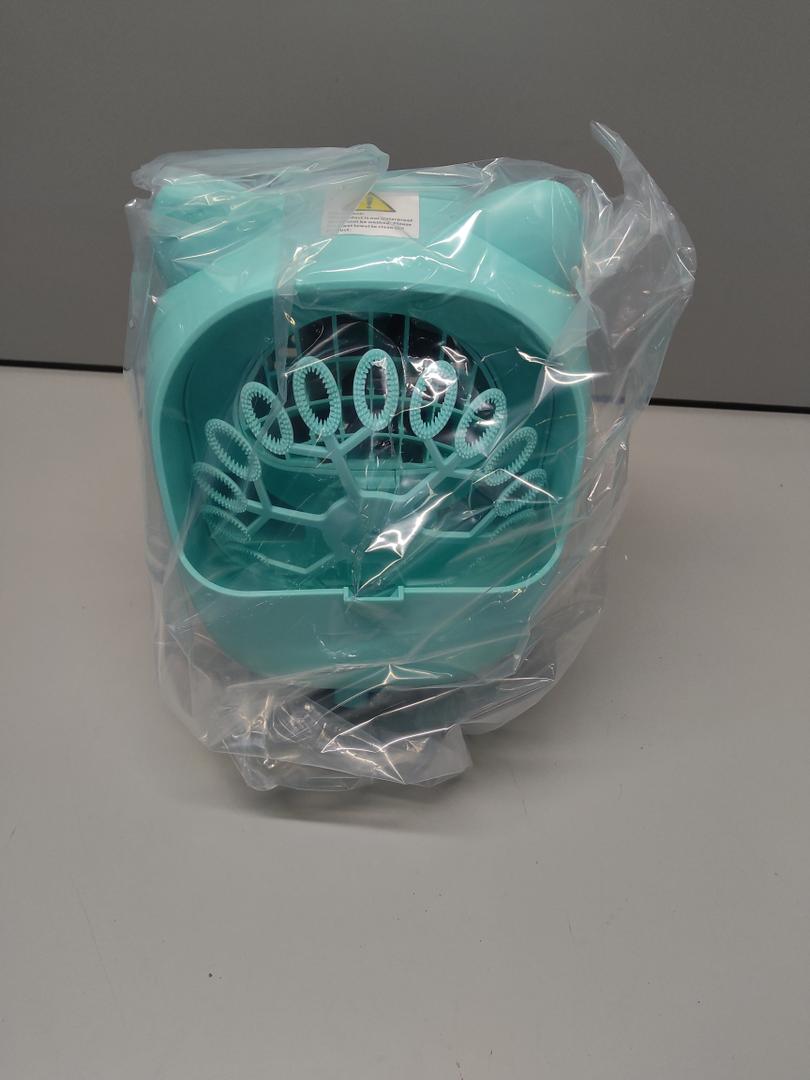 Rechargeable Bubble Machine for Toddlers Kids, Automatic Rotating, 38000+ Big Bubbles/min, 2 Speed Modes, Bubble Blower Maker for Outdoor, Backyard, Parties, Birthday, Wedding, Green