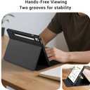 CoBak Case for Samsung Galaxy Tab S10 Lite / S10 FE / S9 FE 10.9 Inch, Protective Smart Auto Wake/Sleep Cover with Anti-Slip Multi-Angle Stand and S Pen Holder, Black
