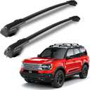 Lockable Roof Rack Cross Bars Compatible with Ford Bronco Sport 2021-2026 On Road and Off Road Version, 260 LBS Heavy Duty Aluminum Crossbars for Rooftop Cargo Luggage, Kayak, Snow Board