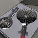 MakeFit Dual Handheld Shower Head Combo, 2-in-1 Rain Shower Heads System 8 Inch Rainfall Shower Head and 10 Modes High Pressure Hand Held Showerhead with Built-in Power Wash