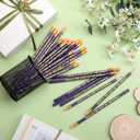 AmazingSpark 50 Pcs Vbs 2026 Pencils Bulk 7.5 Inch Religious Light of Life John 8: 12 Pencils Jesus Bible Christian Gifts for Kids Easter Church Sunday School Prizes