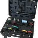 Coolant Pressure Tester Kit, Universal Radiator Pressure Test Pump with Adapters, Cooling System Leak Detector for Car Truck SUV, Fit for BMW Ford Toyota Honda VW Audi