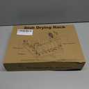 Dish Drying Rack Kitchen - Dish Racks for Kitchen Counter Space-Saving, Dish Drainer with Automatic Drain and Adjustable Spout, Dishwasher Rack with Cutlery Holder, Easy to Install, White (1 Tier - White)