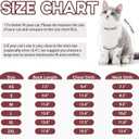 QBLEEV Sticky Hair Cat Clothes, Soft Cat Pajamas for Cats Only, Prevent Lost Fur Kitten Sweater Onesie, Stretchy Recovery Suit for Female Male Cats After Surgery Daily Wear, Burgundy, XS