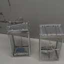 2 Packs Humane Rat Trap Outdoor, Wanqueen Humane Mouse Traps Indoor for Home, Small Rodent Chipmunk Trap and Other Live Animal Cage Catch and Release