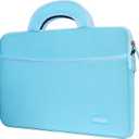 AmCase for Chromebook Case-11.6 to 12 inch Neoprene Travel Sleeve with Handle-Turquoise