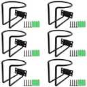 TIHOOD 6PCS Stainless Steel Boat Ring Cup Drink Holder Universal Drinks Holders for Marine Yacht Truck RV Car Trailer Hardware