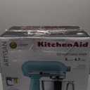 KitchenAid Artisan Series 5 Quart Tilt Head Stand Mixer with Pouring Shield KSM150PS, Mineral Water