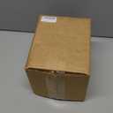 Handmade Butter Crock, Blown Glass Butter Dish with Lid, Elegant Butter Keeper for Countertop (Silver)