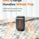 15pcs Vacuum Seal Bags for Clothing Travel, Cordless Pump, Carry-on Size Compression Packing Bags, 4000Pa Suction & 2000mAh Battery, Vacuum Storage Bags for Clothes, Luggage, Suitcase, Space Saver