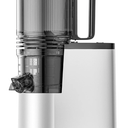 Cold Press Juicer, 5.8" Wide Feed Chute Juice Extractor Machine with 400W, High Juice Yield, Slow Masticating Juicer for Whole Vegetables & Fruits, Metallic Silver