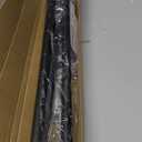 Curtain Rods for Windows 28 to 48 inch, 5/8 inch Black Curtain Rod Set with Brackets, Splicing Adjustable Metal Drapery Rod for Bedroom, Kitchen, Living Room, Matte Black