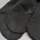 Fleece Lined Tights Sheer Women - Fake Translucent Warm Pantyhose Leggings Sheer Thick Tights for Winter (X-Small, Black+black)