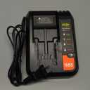 PCC692L Rapid Charger Compatible with Black+Decker 20V Battery,Compatible with Porter-Cable 20V Battery LBXR20 PCC685L PCC681L BDCAC202B 20-Volt Power Tool Battery Charger