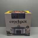 Crock-Pot 7 Quart Programmable Slow Cooker with Digital Timer, Food Warmer, Polished Platinum, Perfect for Everyday Meals and Entertaining