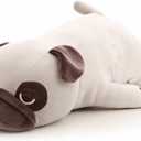 JOSON 20" Stuffed Animal - Pug Plush Pillow Pillow Toy - Boys and Girls Birthday