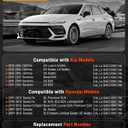 19090N Starter Motor Compatible with Hyundai Sonata 2009-2014, Santa Fe 2010-2012; Kia Sorento 2011-2014, Optima 2012-2014, 2.4L L4, Replace # 361002G100, FS14N1, SVA0019, 41012398, 41012399, 41012473