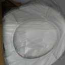 Mayfair Caswell Modern Slow Close Toilet Seat, Durable Plastic Seat, Made in USA, Round, White