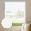Persilux Solar Roller Shades Blinds for Windows (23" W x 72" H, Off White) Flame Retardant, Light Filtering UV Protection Custom Sheer Shades for Indoor Windows, Easy to Install