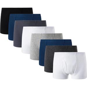 Winging Day Little Boys' Cotton Brief Soft Underwear Multipack (12, 8-pack Color 22#)