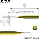 D SUB Connector Pins Removal Tool JRready DRK-D SUB Pins insertion Extraction Tool for TE/AMP/Harting Heavy Duty 5A Han DB Connector Crimp Contacts Extract, ID:0.07,OD: 0.09