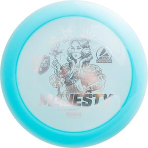 Discmania Active Premium Majesty Disc Golf Distance Driver, High Speed Frisbee Disc Golf Driver, Beginner Disc Golf Discs, Disc Golf Accessories, Disc Golf Gifts for Men, Blue