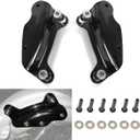 Black 4 Point Docking Hardware Kit Compatible with for 2009-2013 Harley Touring Road King Road Glide Street Glide Electra Glide 2010 2011 2012 4-Point Docking Hardware