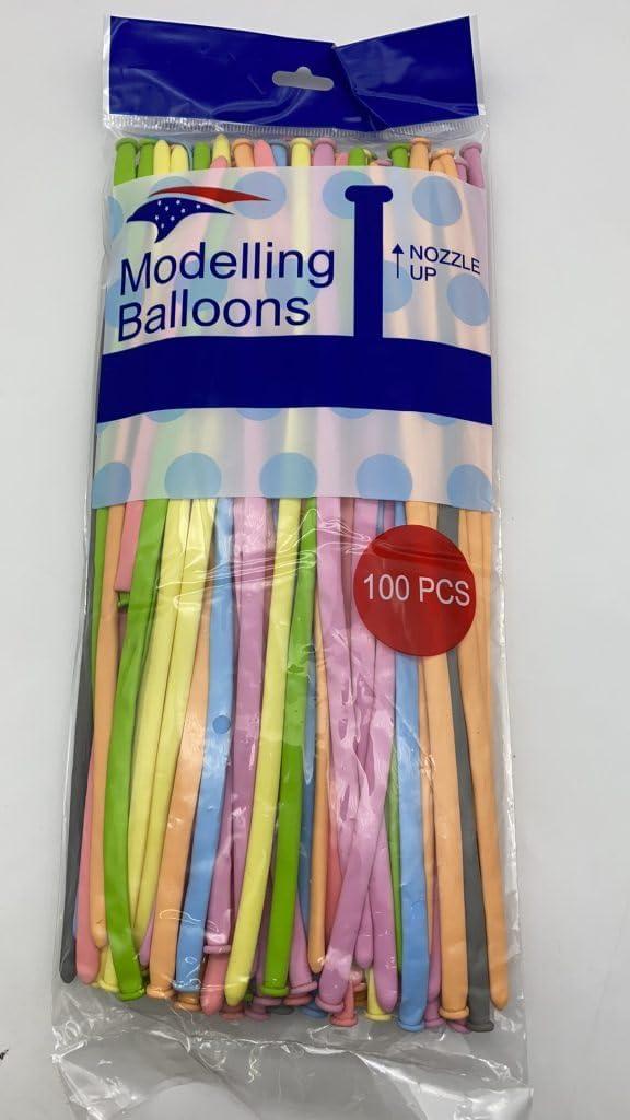260Q Balloon Animal Tying Balloons (Pastel Assortment)