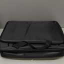 18" x 11.8" Guitar Pedal Board with Power Supply Tray, Carry Bag & Mounting Tapes Included (Black, SPB-18S)