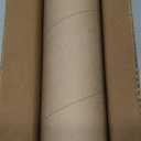 4" x 12" Heavy Duty Reinforced Kraft Paper Mailing Tube, Pack of 1 Tube with 2 Caps Secure USPS Approved Poster Tube Made in USA Cardboard Tube for Shipping and Storing Posters, Prints, Artwork