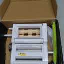 ANTREE 3-IN-1 Pasta Attachment & Ravioli Attachment for KitchenAid Stand Mixers, Pasta Maker Assecories included Pasta Sheet Roller, Spaghetti Cutter and Ravioli Maker Attachment (White/Silver)