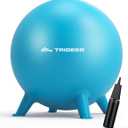 Trideer Flexible Seating for Classroom Elementary, Yoga Ball Chairs for Kids, Wobble Chair of School Supplies for Sensory Kids, Student Desk Chairs for Homeschool (Blue, 55cm)