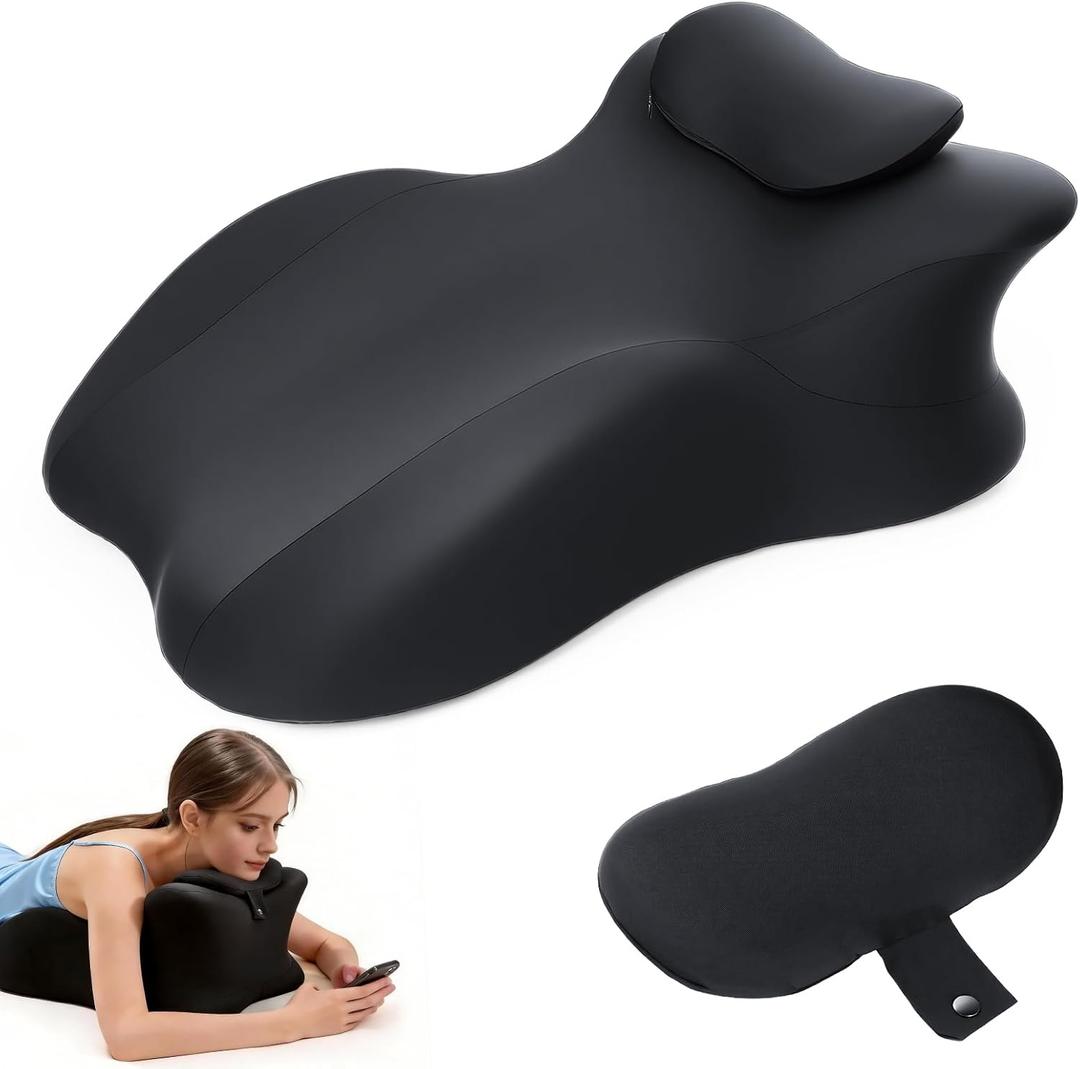Ergonomic Memory Foam Wedge Pillow for Neck and Waist