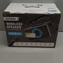 GFEEN Portable Bluetooth Speaker: 200W Peak, Deep Bass, 15H Playtime, Large Party Wireless Speakers, Powerful Loud Sound, Light Show, Fast Charging for Outdoor, Backyard, Home(Silver with 2Mic)