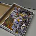 White Mountain 500 Piece Puzzle Lake Jigsaw Mountain Spring Puzzles Large Pieces Gift for Adults and Seniors 18"x24" - Sunset Cabin