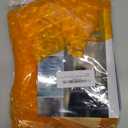 Translucent Orange Shower Curtain 72" x 72" Waterproof Shower Curtain Liner