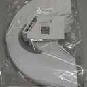 Orzbow Foldable Travel Potty Training Seat, Toddler Toilet Seat Attachment for Adult Toilets, Portable Potty with Suction Cups, Adjustable Length, Splash Guard, Non-Slip Base, Easy to Clean, White