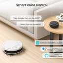 Lefant Robot Vacuum Cleaner, Strong Suction, 120 Mins Runtime, Slim, Low Noise, Automatic Self-Charging, Wi-Fi/App/Alexa Control, Ideal for Pet Hair Hard Floor and Daily Cleaning, M210