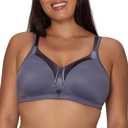 Playtex Women's Wireless Bra, 18 Hour Plus-Size T-Shirt Bras, Smoothing, Full Coverage, 4803, Single or 2-Pack, 48DD