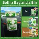 Disposable Car Garbage Bin Bags, Vomit Trash Bags made with Recycled HDPE for Boat, Plane, Travel, Camping, Bedroom, Study Room, Office and Car, 20 pcs