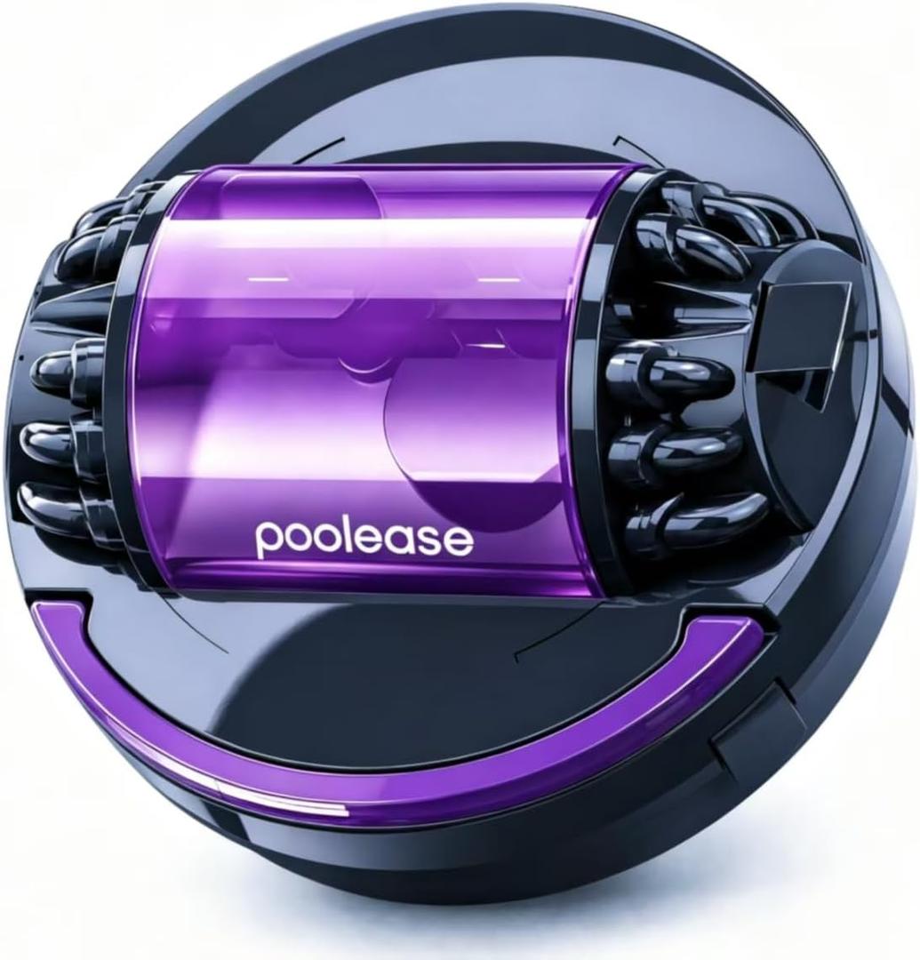 Cordless Pool Vacuum Robot with Dual high-Powerful Motors Provide Strong Suction, Self-Parking, 100 Min Runtime, Robotic Pool Cleaner for Above/In-ground Flat Pool up to 960 Sq.ft