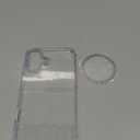 BERFY Compatible with iPhone 16 Plus Case Glitter, with 9H Tempered Screen Protector + Camera Lens Protector, [Non-Yellowing] Clear Sparkle Shockproof Hard Phone Case for Women 6.7", Shiny Clear