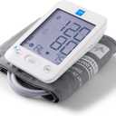 Medline Bluetooth Blood Pressure Monitor, Universal Upper Arm Cuff, Digital LCD Display, Health App Integration, Stores Up to 120 Readings, Carrying case and Batteries Included