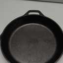 Lodge 8 Inch Pre-Seasoned Cast Iron Stamped Skillet - Signature Teardrop Handle - Use in the Oven, on the Stove, on the Grill, or Over a Campfire - Deer (10.25 inch)