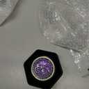 DNDND Unique Spinner DND Dice, 8-in-1 Hexagonal Metal DND Dice with Dual D20 Monster Themed Dice Set for DND Dungeons and Dragons, Dungeon Masters with Collectible Gift Tin (Silver with Purple)