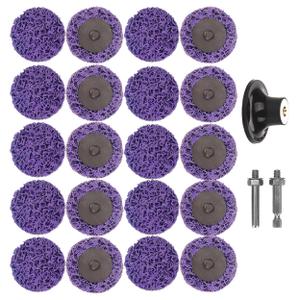 3" Quick Change Easy Strip Discs for Drill Die Grinder, air Grinders Attachment for Strips Paint, Cleans Welds Rust Removal Stripping Wheel(20 Pack)
