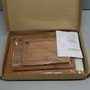 Bamboo Cutting Board for Kitchen, 3-Piece Set with Juice Grooves, Side Handles & Non-Slip Mats  Durable Bamboo Chopping Board for Meat, Vegetables and Fruits